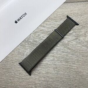GENUINE Apple Watch Storm Gray Sport Loop Band 44mm